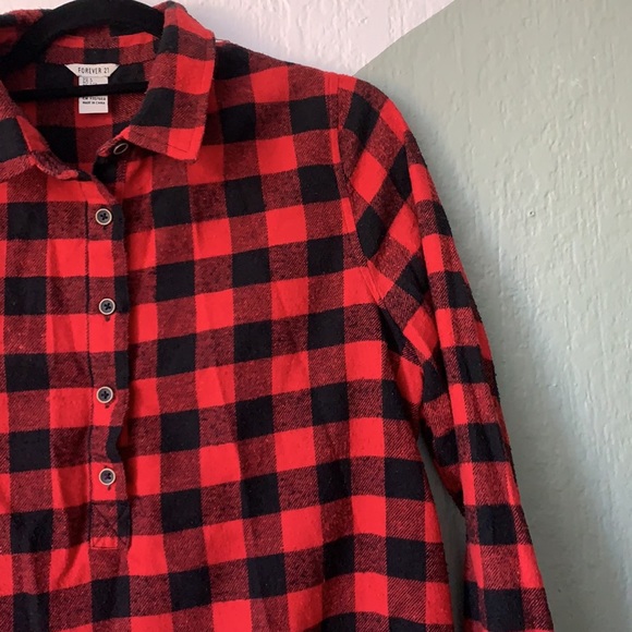 Plaid long shirt - Picture 3 of 3